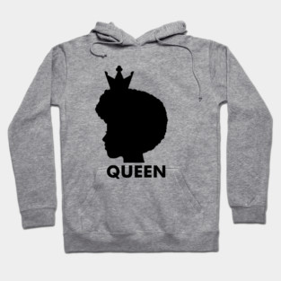 Afro African Queen, Black Pride, Melanin Woman Hoodie