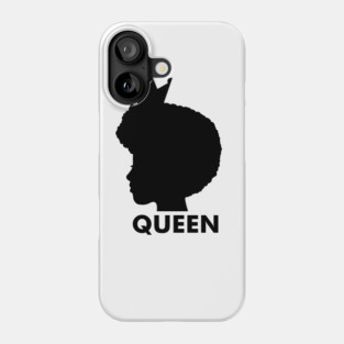 Afro African Queen, Black Pride, Melanin Woman Phone Case