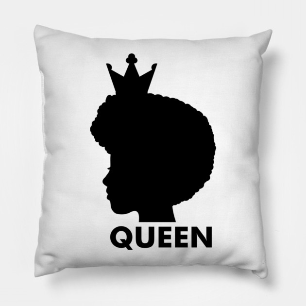 Afro African Queen, Black Pride, Melanin Woman Pillow by logiamerch