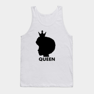 Afro African Queen, Black Pride, Melanin Woman Tank Top