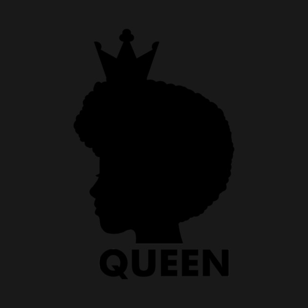 Afro African Queen, Black Pride, Melanin Woman by logiamerch
