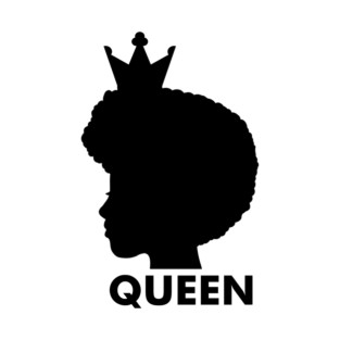 Afro African Queen, Black Pride, Melanin Woman T-Shirt