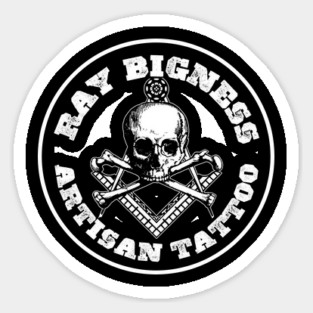 RAY BIGNESS - ARTISAN TATTOO Sticker