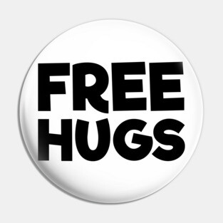 FREE HUGS Pin