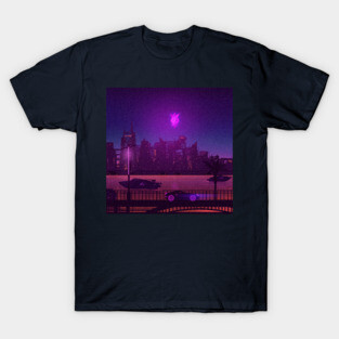 Singapur \\ Retrowave T-Shirt