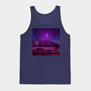 Singapur \\ Retrowave Tank Top