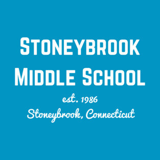 Stoneybrook Middle School white txt T-Shirt