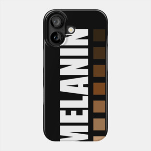 Melanin Color Shades Squares, Black Lives Matter Phone Case