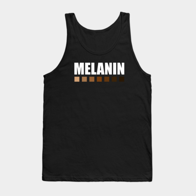 Melanin Color Shades Squares, Black Lives Matter Tank Top by logiamerch