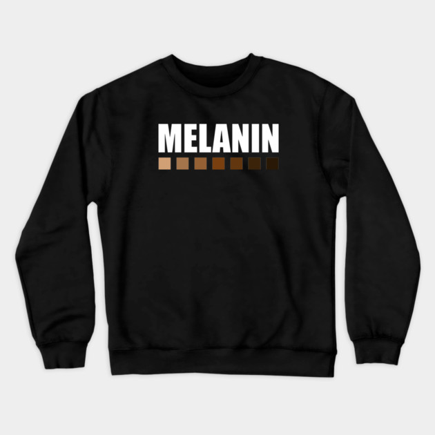 Melanin Color Shades Squares, Black Lives Matter Crewneck Sweatshirt by logiamerch