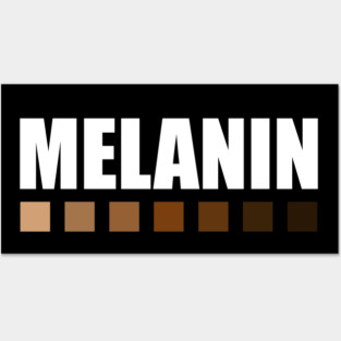 Melanin Color Shades Squares, Black Lives Matter Posters and Art