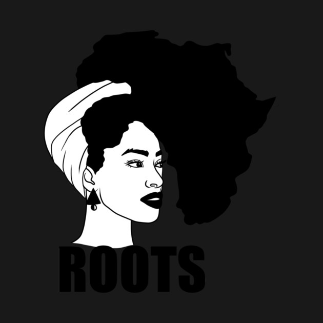 Afro, African Woman Roots, Africa Map, Black Pride by logiamerch