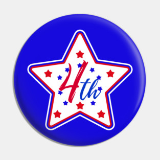4th of July Stars Pin