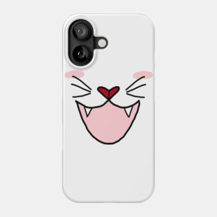 Cute cat face Phone Case