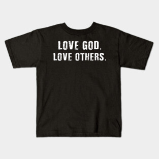 Love God Religious Christian Jesus Christ Kids T-Shirt