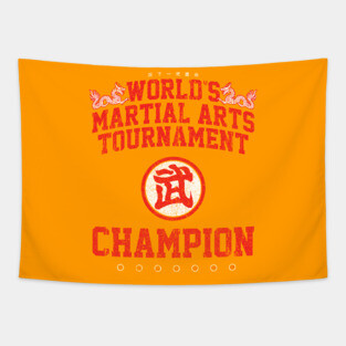 World's Martial Arts Tournament Champion Tapestry