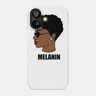 Melanin, Afro Woman, Black Girl Magic Phone Case