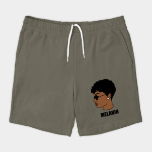 Melanin, Afro Woman, Black Girl Magic Shorts