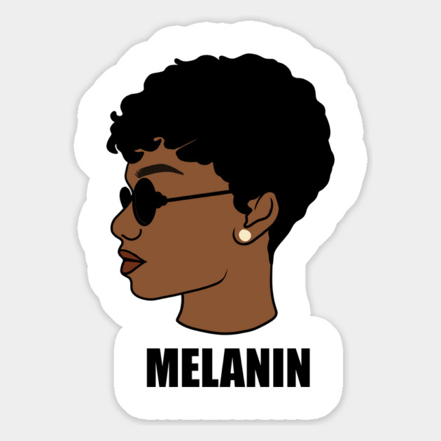 Melanin, Afro Woman, Black Girl Magic Magnet by logiamerch