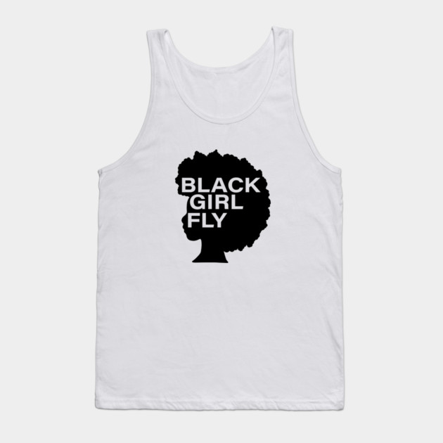 Black Girl Fly, Afro Woman, Black Girl Magic, Melanin Queen Tank Top by logiamerch