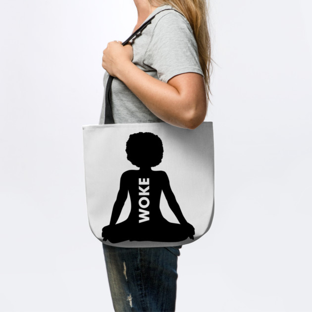 Afro Woman, Woke, Meditation, African, Black Lives by logiamerch