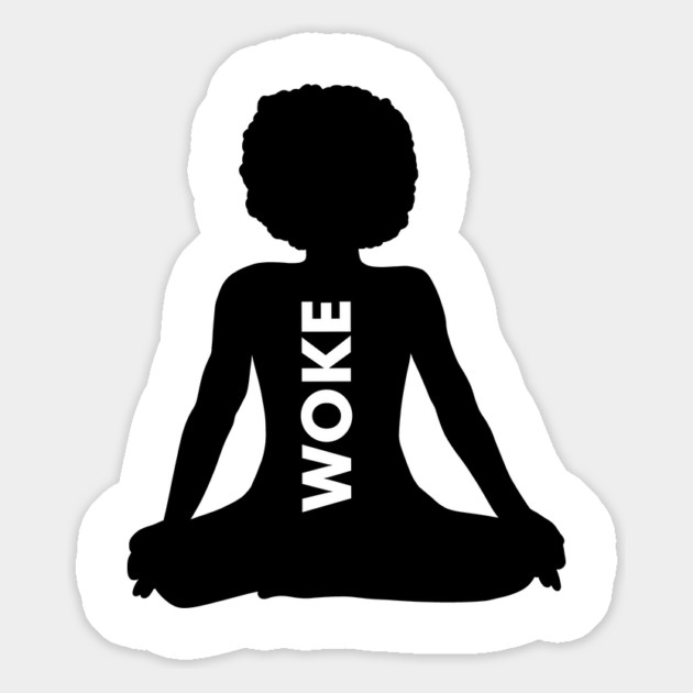 Afro Woman, Woke, Meditation, African, Black Lives Magnet by logiamerch