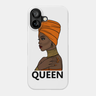 Afro Queen Black Girl Magic, Melanin Phone Case