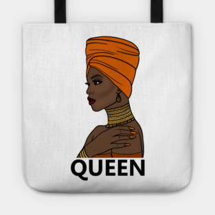 Afro Queen Black Girl Magic, Melanin Tote