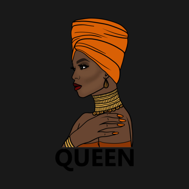 Afro Queen Black Girl Magic, Melanin by logiamerch