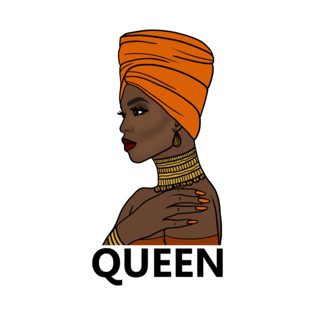 Afro Queen Black Girl Magic, Melanin by logiamerch