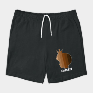 Melanin, Afro Melanin Queen, Black Pride, Skin shades Shorts