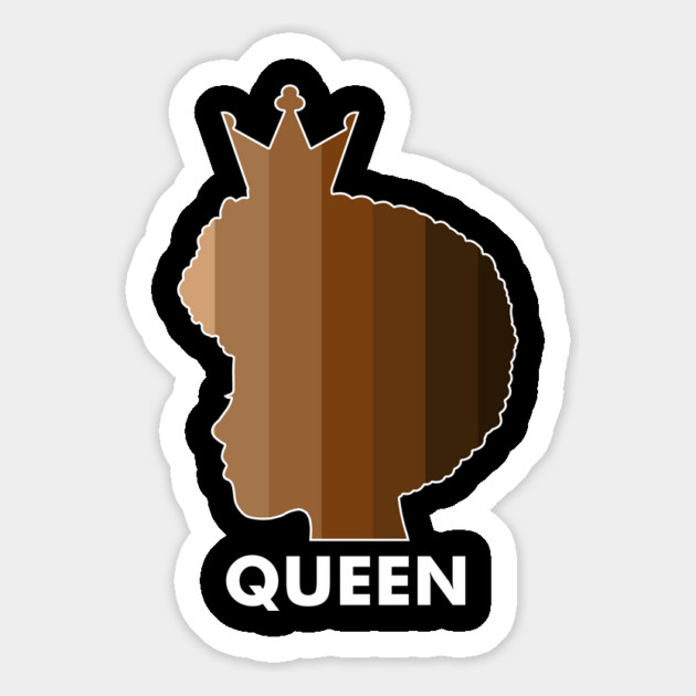 Melanin, Afro Melanin Queen, Black Pride, Skin shades Magnet by logiamerch