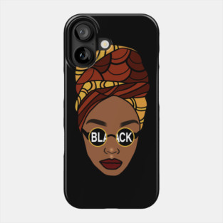Afro, Black Queen, Proud African Woman, Melanin Phone Case