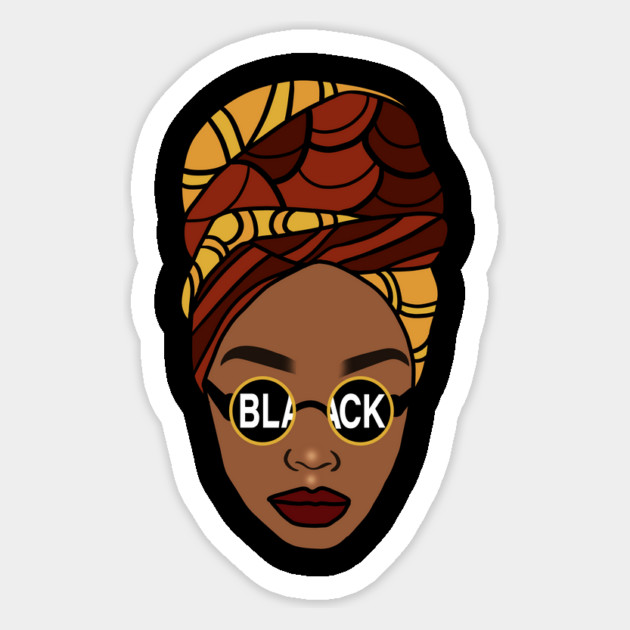 Afro, Black Queen, Proud African Woman, Melanin Magnet by logiamerch