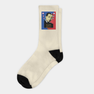 Khmer Pop Star Sin Sisamuth Socks