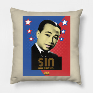Khmer Pop Star Sin Sisamuth Pillow