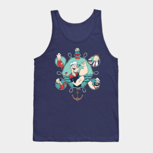 Popeye circles Tank Top