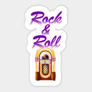 Rock and Roll Jukebox Sticker
