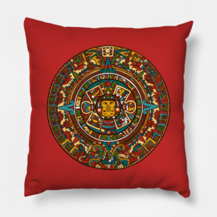 Aztec Calendar Pillow