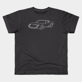 Lamborghini Miura Kids T-Shirt