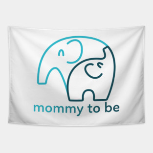 mommy to be pregnancy announcement Tapestry