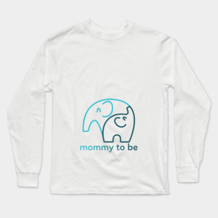 mommy to be pregnancy announcement Long Sleeve T-Shirt