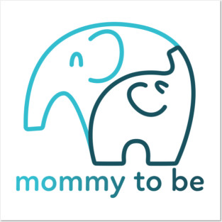 mommy to be pregnancy announcement Posters and Art