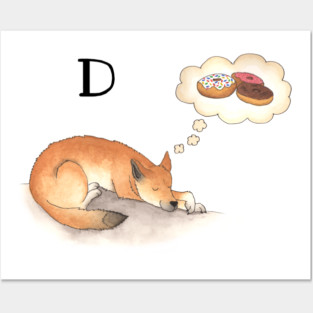 D is for Dingo Posters and Art