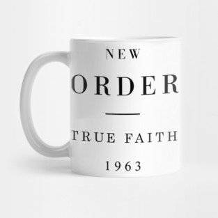 new order true faith / black Mug