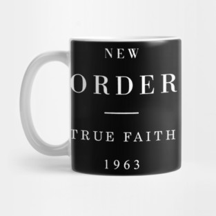 new order true faith / white Mug