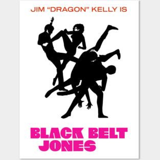 Jim "Dragon" Kelly is Black Belt Jones (Black) Posters and Art
