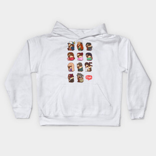 Gravity Falls Puglie Kids Hoodie