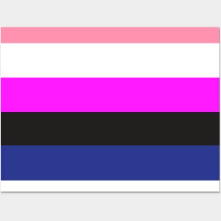 Genderfluid Pride Posters and Art