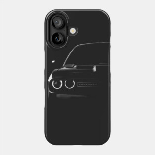 dodge challenger 2015, black shirt Phone Case